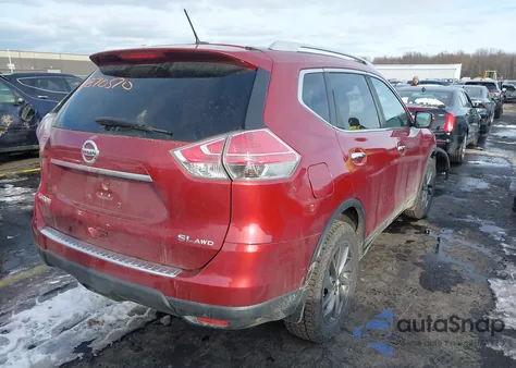 2016 Nissan Rogue Sl from USA, damaged, VIN 5N1AT2MV4GC766833